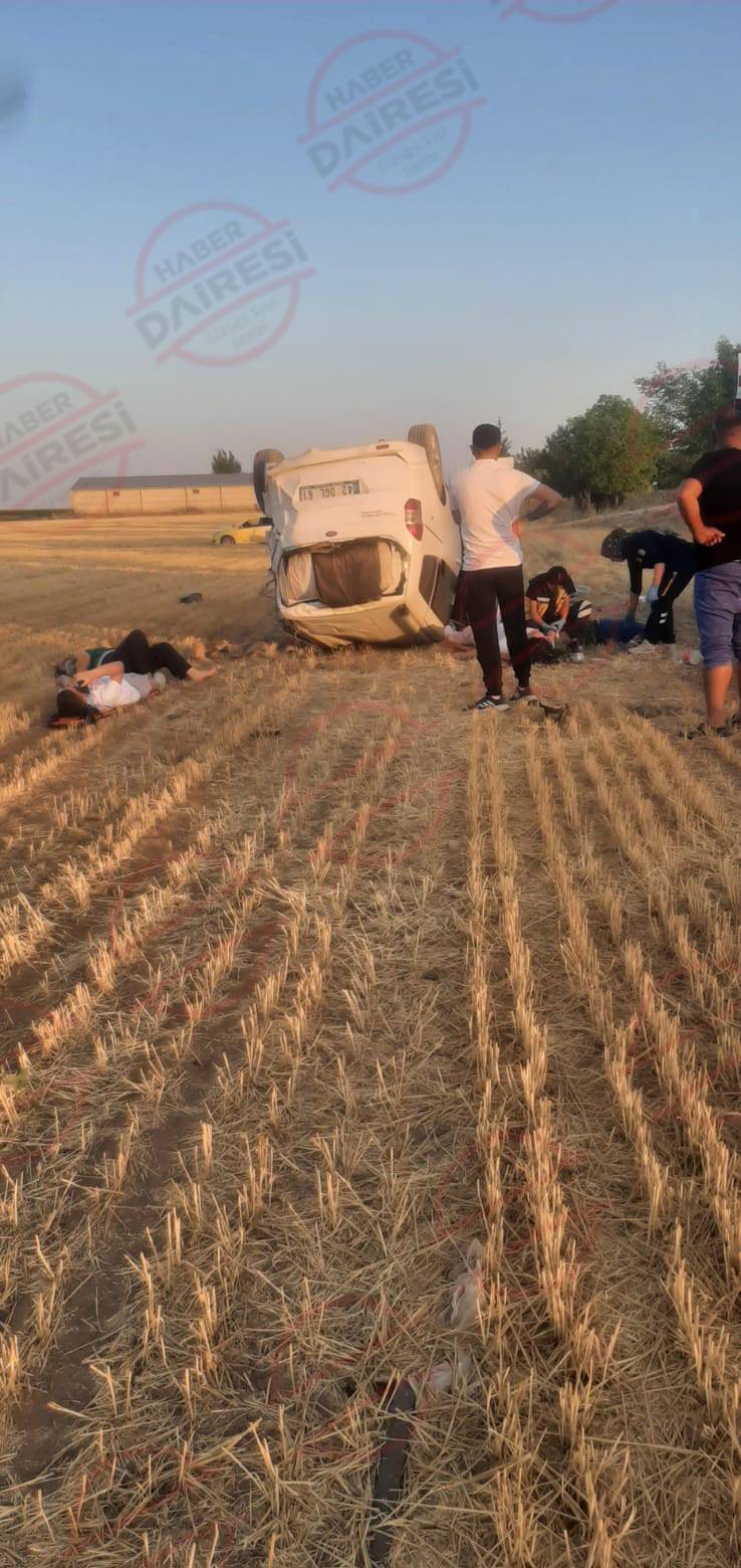 Konya’da aynı yolda bir kaza daha! Can pazarı yaşandı 3